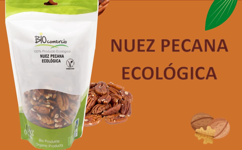 Nuez de pecana ecológica