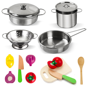 Conjunto de juguetes de cocina