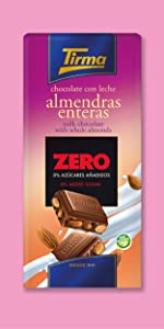 Tirma, Chocolate con Leche, Sin Az??cares A?adidos, Almendras