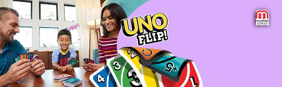 Juego de cartas UNO FLIP! para ni?os y toda la familia con 112 cartas a doble cara