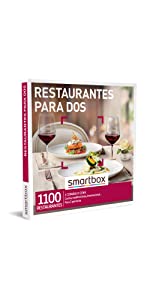 Restaurantes para dos caja regalo Smartbox