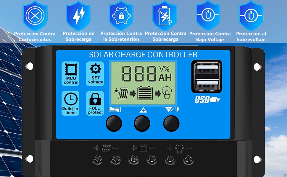 Controlador de Carga Solar