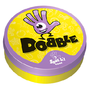 Dobble, Dobble Cl??sico, Asmodee, Juego de cartas, Fun Fast Games, Zygomatic