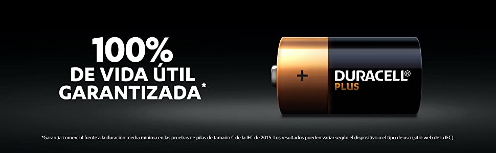 Duracell Plus Pilas Alcalinas C