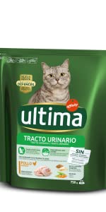 Ultima; Gato; cat; no esterilizado; Affinity, pollo; Adultos; urinary; Affinity; tracto urinario