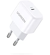 UGREEN 20W Cargador USB C Power Delivery 3.0, Mini Cargador Carga R??pida USB C para iPhone 12 Pro...