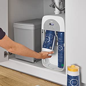 Grohe, grohe blue, agua filtrada, filtro recambio