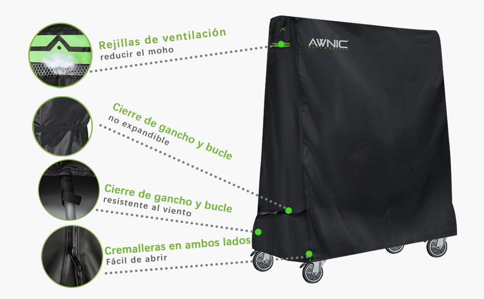 Funda Protectora para Mesa de Ping-Pong