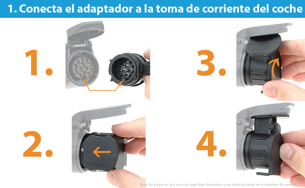 valonic Adaptador Enchufe Remolque