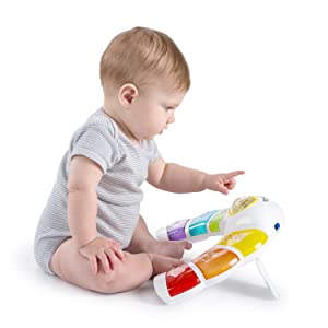 Mesa de actividades Glow & Discover Light Bar de Baby Einstein