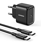 UGREEN 25W Cargador USB C Cargador R??pido Cargador Tipo C Soporta PPS PD 3.0 QC 4.0 con Cable USB...