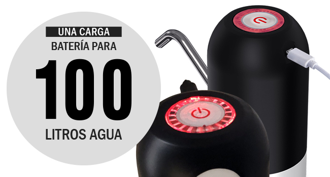 B09BNDDQQN Dispensador Automático Agua WE0111 Clic No esfuerzo Carga USB Apto 90% Botellas LFGB RoHS