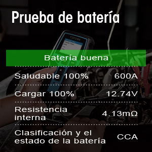 comprobador de baterías de coche