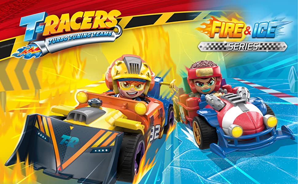 T-Racers coches de carrera - Colecci??n Fire & Ice