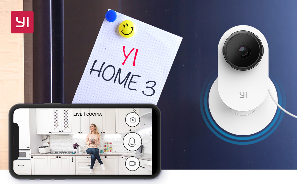 YI HOME CAMERA 3: ¡PROTEGE LO QUE ES IMPORTANTE CUANDO ES IMPORTANTE!
