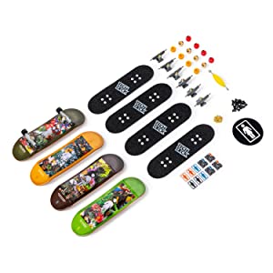 Tech Deck Finger Skate Figes Mini Skate Dedo, Figuras Modelos, Licencias Pro Niños 6 años