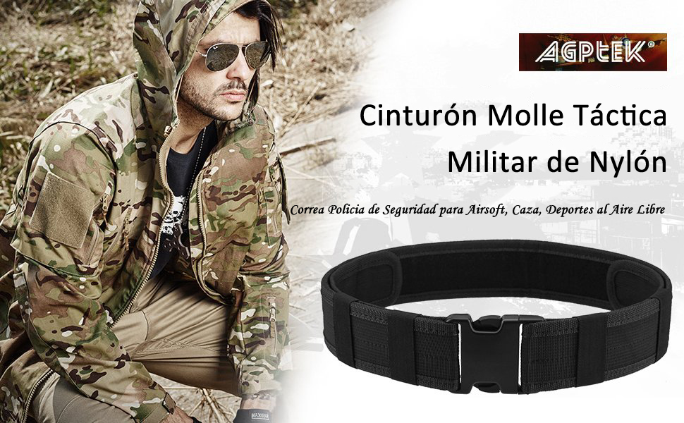 Cinturón Molle Táctica Militar de Nylón