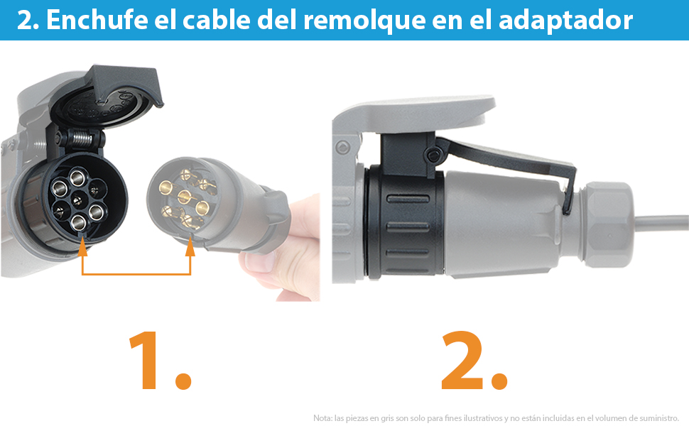 valonic Adaptador Enchufe Remolque