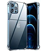 UGREEN Funda Transparente iPhone 12, Funda iPhone 12 Pro Silicona, Carcasa Anti- Choques y Anti-A...