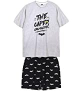 CERDÁ LIFE'S LITTLE MOMENTS Hombre Batman Algodon 100% de 2 Piezas [ Camiseta + Pantalon Pijama L...