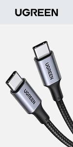 cable usb c a usb c 100W