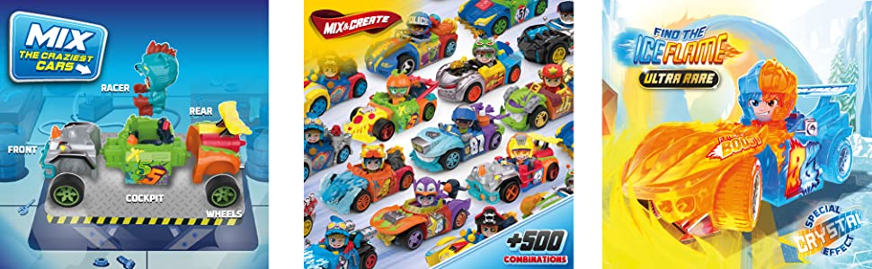 Coches de carrera coleccionables T-racers