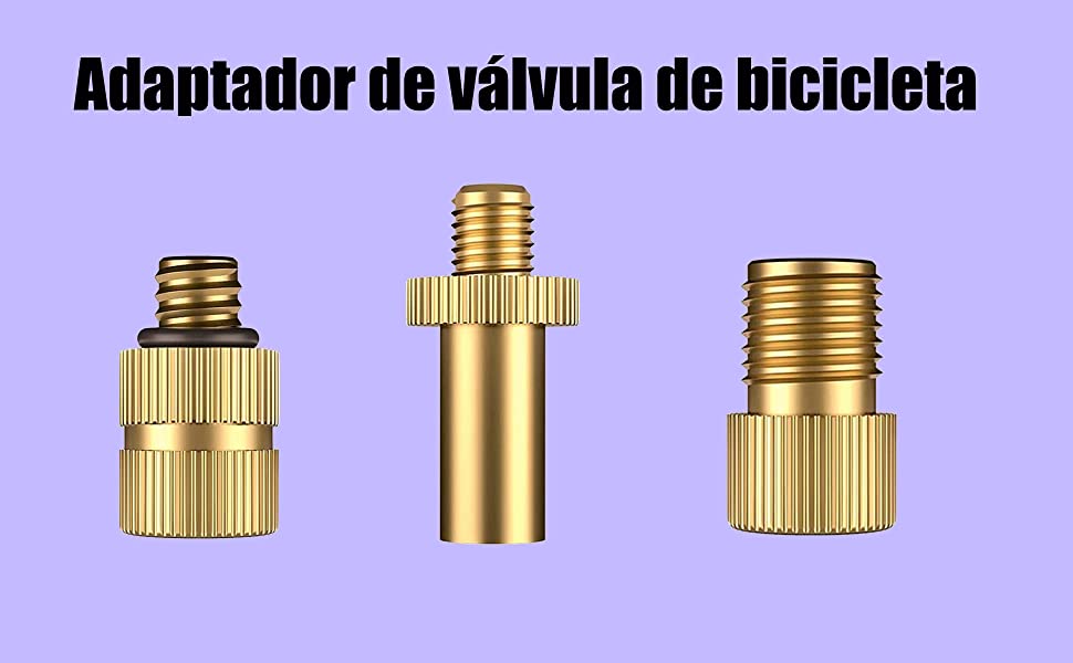 Adaptador de válvula de bicicleta