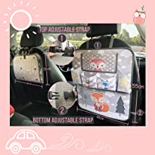 protector asiento coche // cubre asiento coche // protector silla coche // organizador para coche