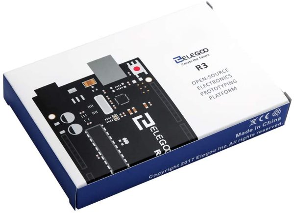 UNO R3 Tarjeta Placa con Cable USB y Microcontrolador Compatible con Arduino IDE Proyectos Cumple con RoHS