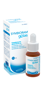 Symbioram gotas complemento alimenticio que ayuda al equilibrio natural de la flora intestinal