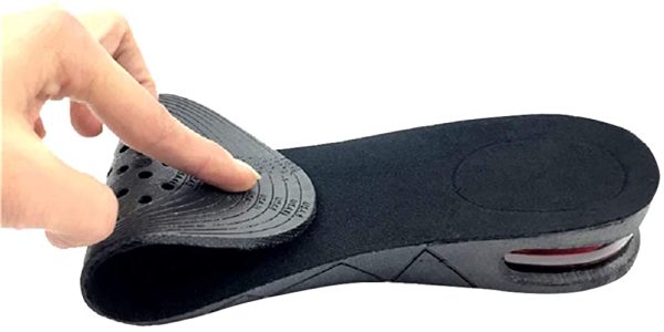 Apanphy Medio Altura Aumento Plantilla, Gel Almohadilla de Altura Talón de la Plantilla Zapato Pad Calcetines de Plantilla Plantillas Cómodas Plantilla de Zapatos con Adhesivo para Hombres - Imagen 3