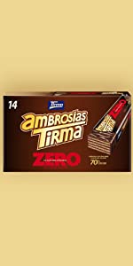 Ambros??as Tirma, Chocolate Negro 70%, Sin Az??cares A?adidos