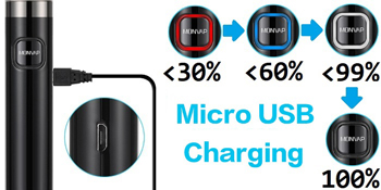 Micro USB Charging