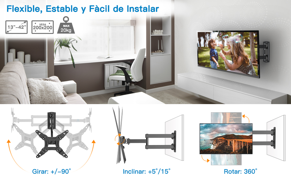 Soporte TV Pared