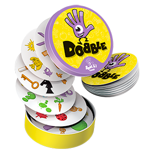 Dobble, Dobble Cl??sico, Asmodee, Juego de cartas, Fun Fast Games, Zygomatic