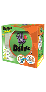 Dobble, Asmodee, Juego de cartas, Fun Fast Games, Zygomatic