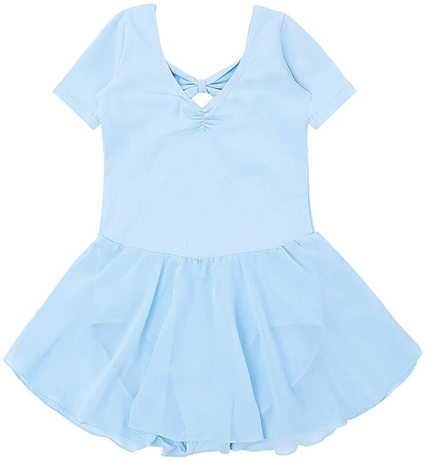 Bezioner Vestido de Ballet Maillot de Danza Gimnasia Leotardo Algodón Body Clásico para Niña - Imagen 4