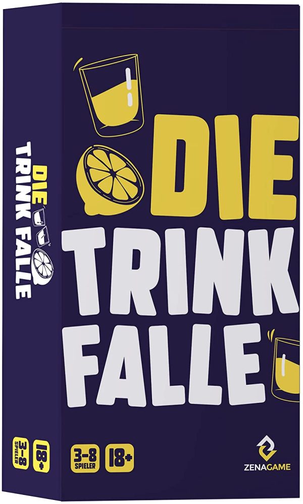 ZENAGAME Die Trinkfalle, Trinkspiel Von Trinkspiele f??r Erwachsene - 300 Verschiedene (und Immer lustige) Karten - Kartenspiele f??r Erwachsene, Drinking Game und Partyspiele f??r Erwachsene