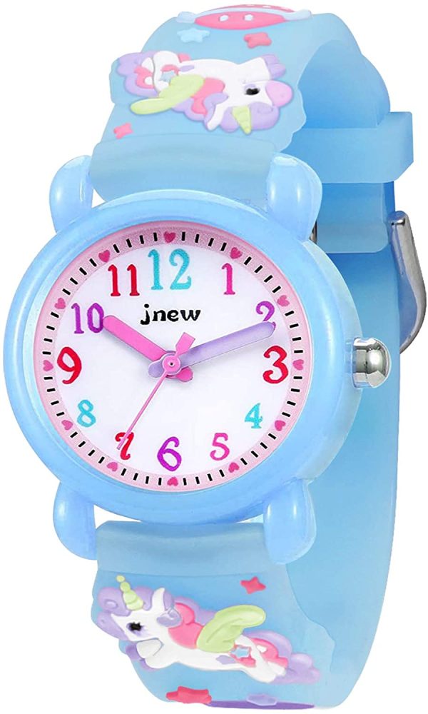 Bigmeda Reloj para Ni?os, Reloj Cuarzo Dibujos Animados en 3D, Reloj Ni?o y Ni?a, Reloj Impermeable para Ni?os de 30m, Relojes de Ense?anza - Imagen 4