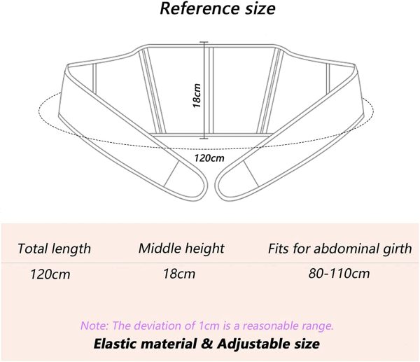 SOFIT Cinturón de Maternidad, Embarazo Cinturón, Apoyo Durante el Embarazo, Cintura y Abdomen Faja de Premamá,Cinturón Pélvico Postparto (Beige) - Imagen 2