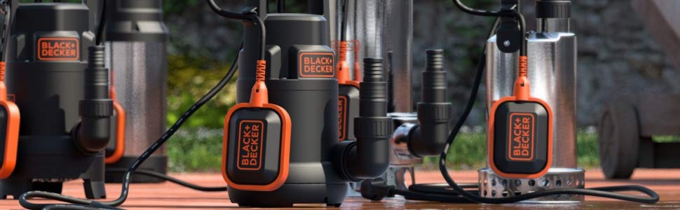 black decker bomba de agua limpia