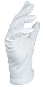 Guantes de algodon blanco 100% algodon