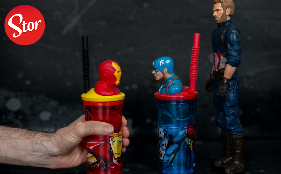 vaso figurita 3D marvel