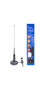 Antena CB PNI LED 2000, 90 cm, con Base magnética de 145 mm