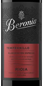 Beronia tempranillo vino tinto do rioja elaboración especial