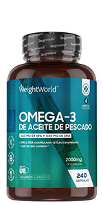 Omega 3 de Aceite de pescado