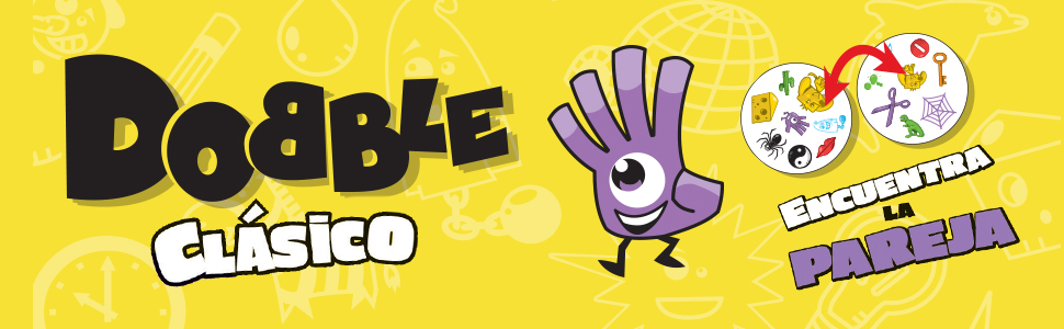 Dobble Cl??sico, juego de mesa, cartas, asmodee, parejas, divertido