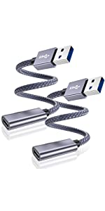 Basesailor Adaptador de Cable USB C Hembra a USB 3.0 Macho