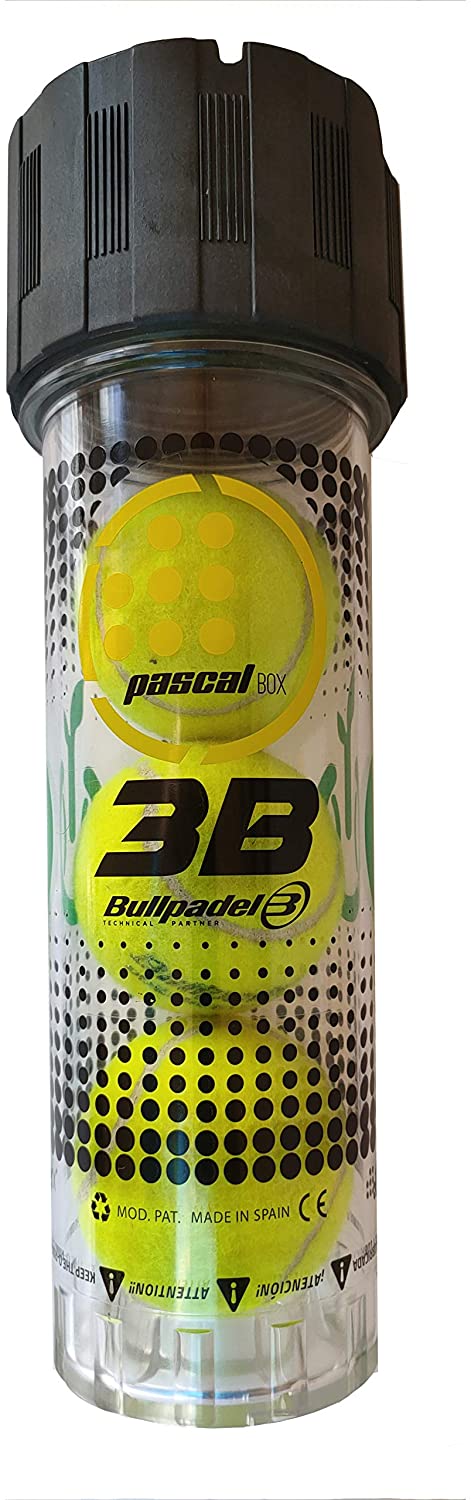 Presurizador Bullpadel Pascal Box 3B - Protege tus pelotas