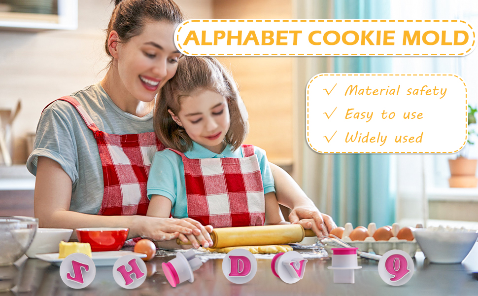 Alphabet Cookies Mold